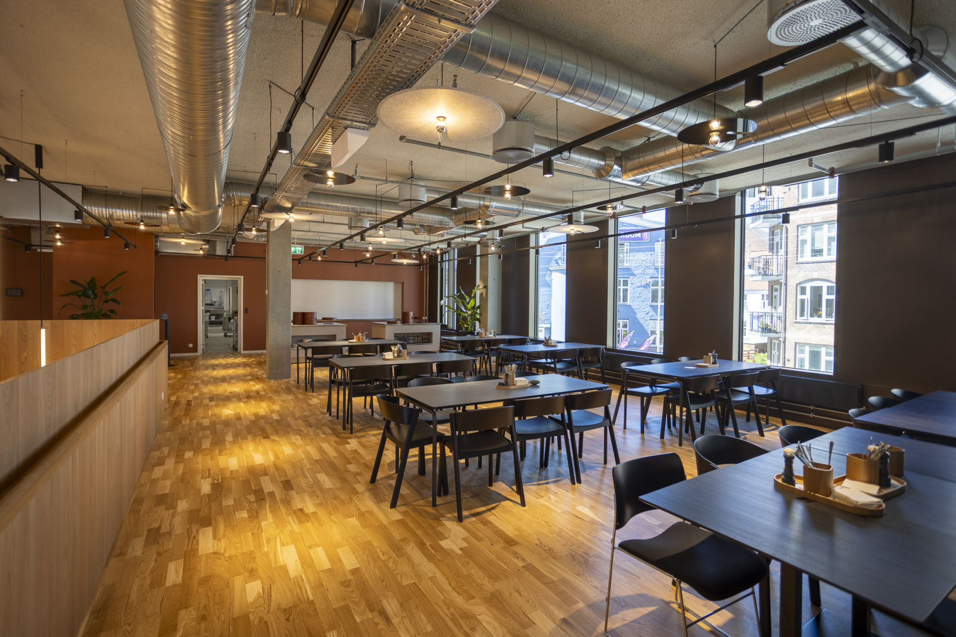 Kantine i kontorejendommen 21Ø i København